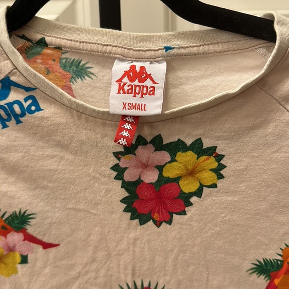 Kappa Bengkulu tee shirt in white cream - Picture 4 of 15